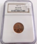 1940 Lincoln One Cent NGC MS 66 RD