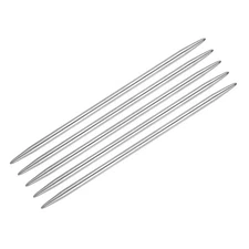 5Pcs 5mm Double Pointed Knitting Sweater Needle Set, 5.9 Inches Length