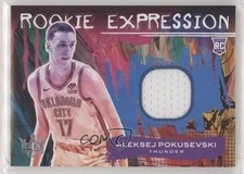 2020-21 Panini Court Kings Rookie Expression Memorabilia Aleksej Pokusevski 9hx