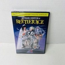 Beetlejuice DVD 1988 20th Anniversary Deluxe Michael Keaton Tim Burton