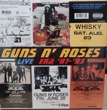 GUNS N' ROSES - LIVE ERA '87-'93 4LP VINYL SEALED NEW Bonus Track: COMA 