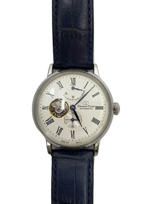 Orient Star Automatic Watch Analog Leather WHT NVY RK AV0003S