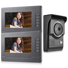 7 Inch Wired Video Intercom Doorbell System Monitor Camera Kit