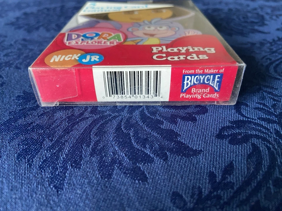 Dora The Explorer NEW Sealed JUMBO Shaped Cards Nick Jr 5 GAMES in 1 Set FREE SH - Image 3 of 3