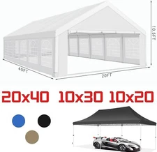 20x40' 10x30' 10x20' Outdoor Party Tent Heavy Duty Wedding Event Gazebo Canopy