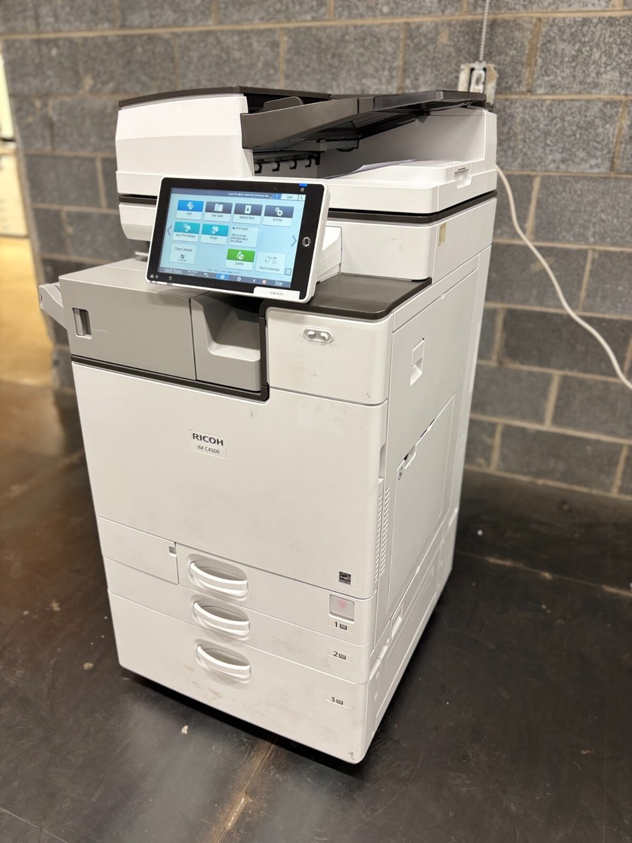 RICOH IM C4500 Color Laser Multifunction Printer Copier Scanner
