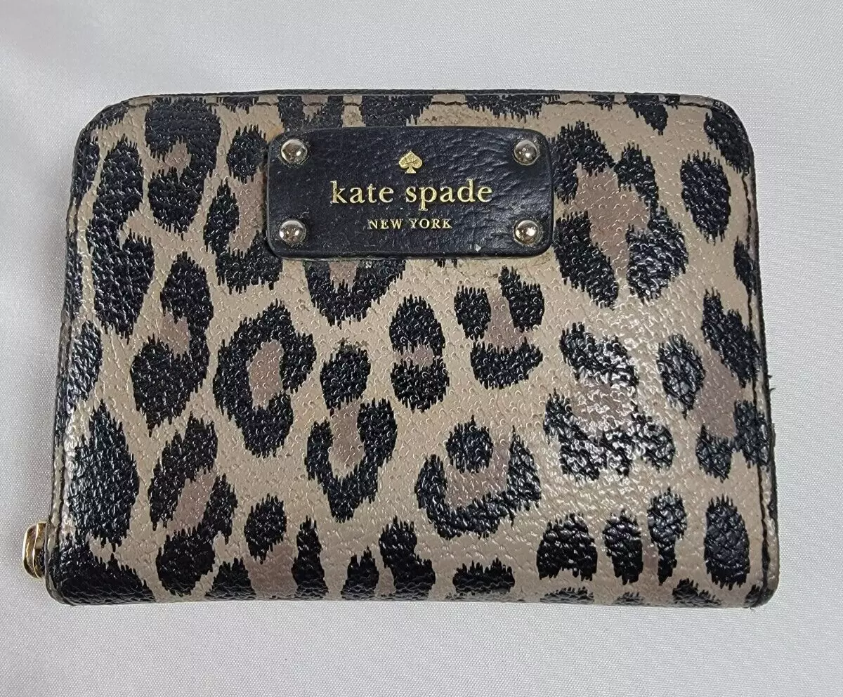 Kate Spade New York Grove Street Dani Mini Wallet - Leopard Print