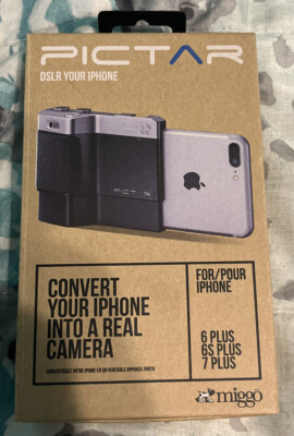 miggo Pictar Plus Camera Grip iPhone 6 Plus, 6s Plus, 7 Plus 8 Plus X New Sealed