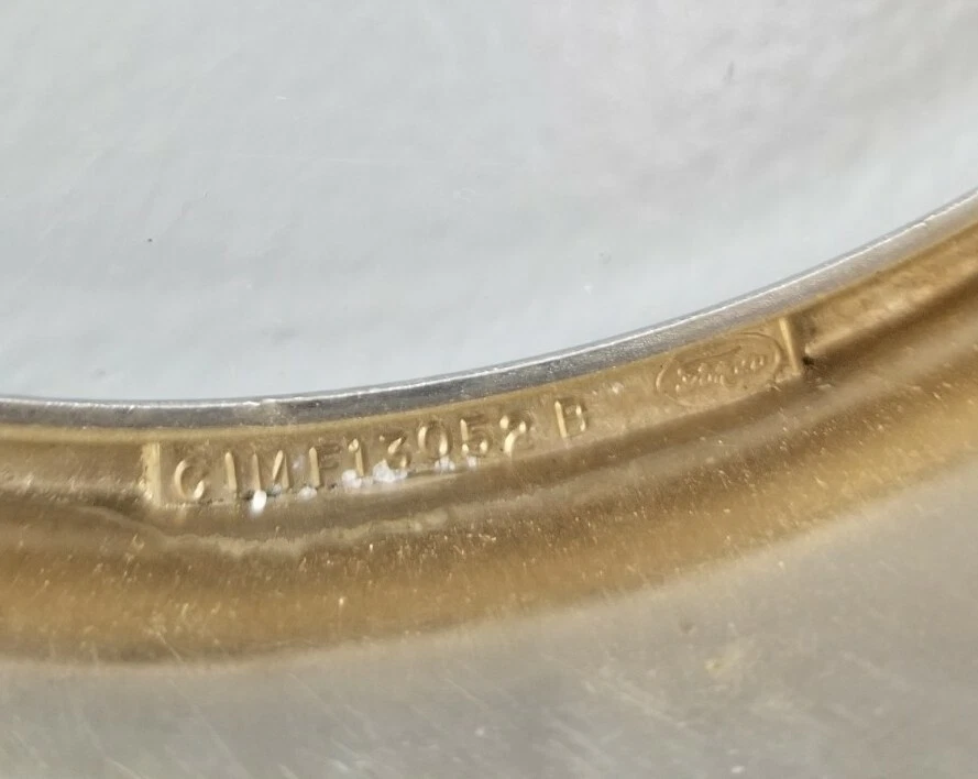 1961 OEM MERCURY MONTEREY METEOR FARO DERECHO PUERTA MOLDURA BISEL C1MF-13052-B De colección Foto 4 de 4