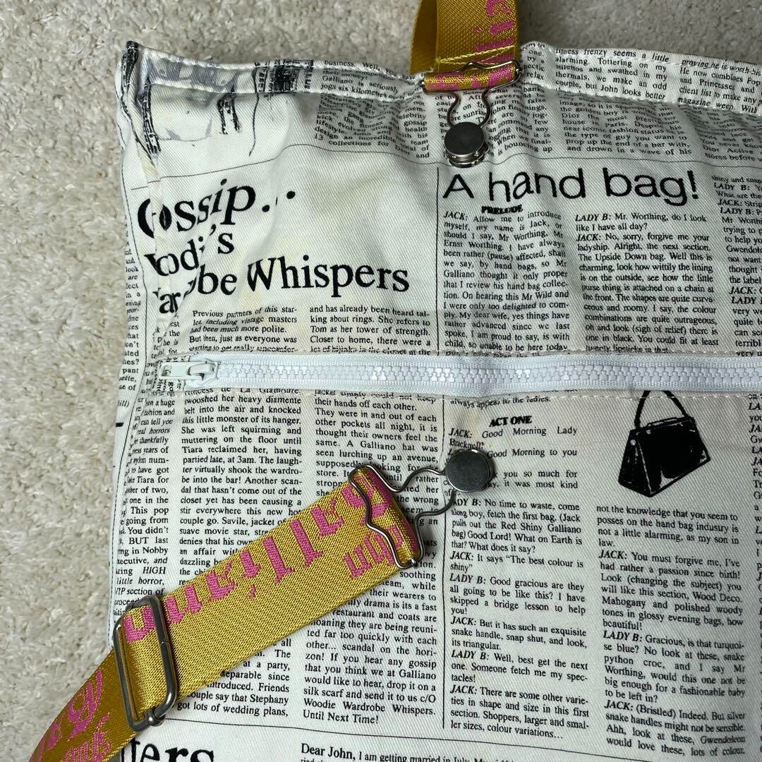 John Galliano Archive Newspaper Bag Tote Rare | eBay John Galliano Archive Newspaper Bag Tote Rare | eBay