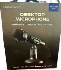 Microphone Pulse Desktop For Podcast Streaming Music 3ft Cable Fast Free Ship!