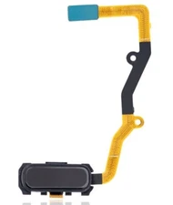 X 2 Home Button Flex Cable Compatible For Samsung Galaxy S7 Edge Black 2 PIECES