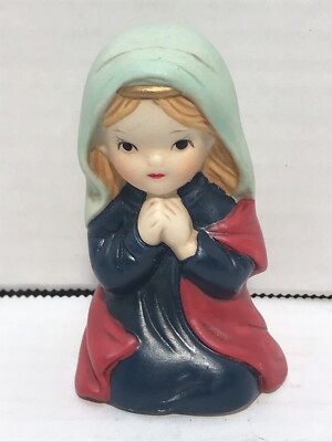 Unidentified Kids Porcelain Nativity MARY Replacement Piece