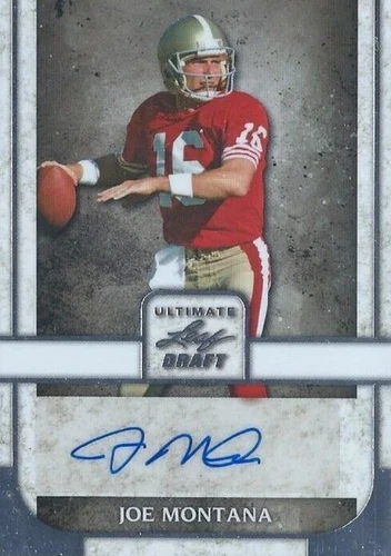 2022 Leaf Ultimate Draft Joe Montana #BA-JM2