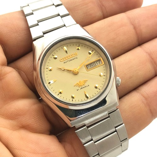 Vintage Men's Citizen 8200 Day Date 33mm Automatic 21-Jewels Wrist Watch  B5140 | eBay