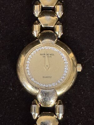 Women's SWISS 18K Gold Electroplated Watch RAYMOND WEIL 5842 | eBay