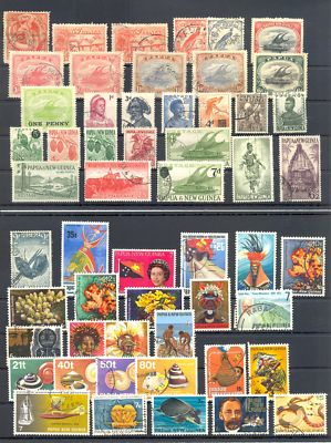 PNG --PAPUA NEW GUINEA --102 ST. USED --MOST VF 