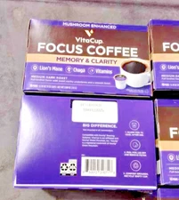 SALE! VitaCup Mushroom Coffee Pods -Boost Focus & Immunity (10 pods) Exp09/26/25