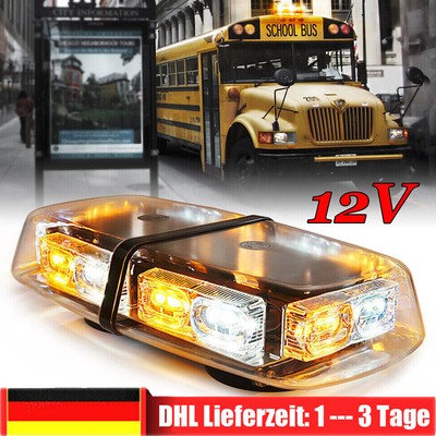 12V 36LED Rundumleuchte Magnet Strobe Licht Warnleuchte Notfall Lampe Auto KFZ