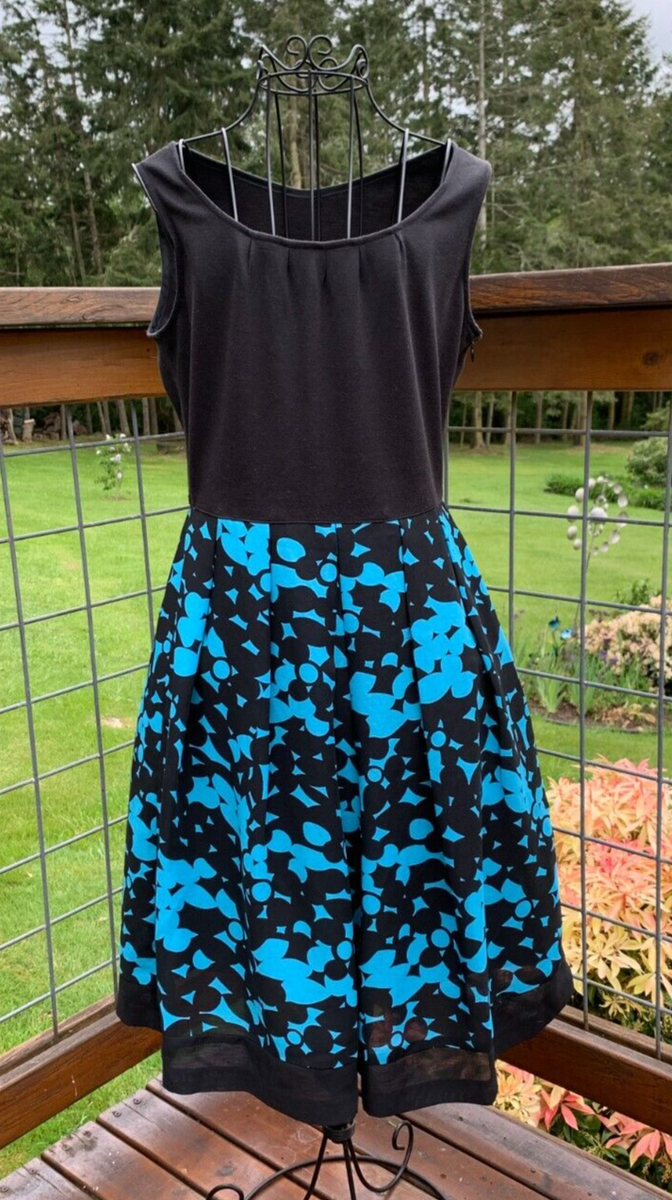 blue and black dress side by side Wild and Free Maxi Dress Midnight/Black / S main image 1