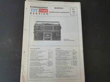 Original Service Manual Schaltplan  ITT Graetz Touring Stereo Cassette 109 A