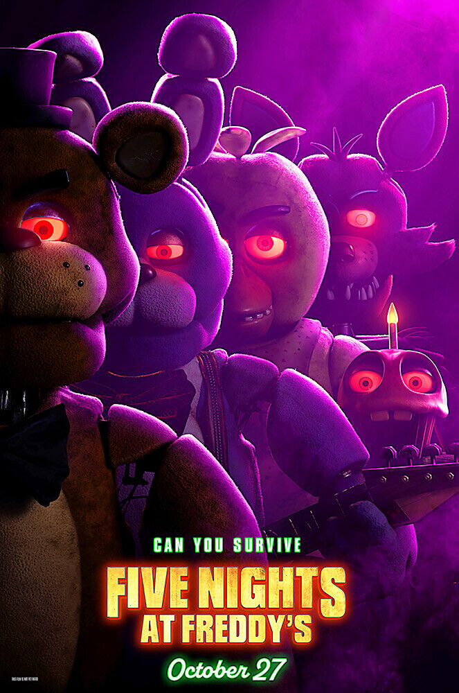 FIVE NIGHTS AT FREDDY'S 2 Video Game Movie Poster by