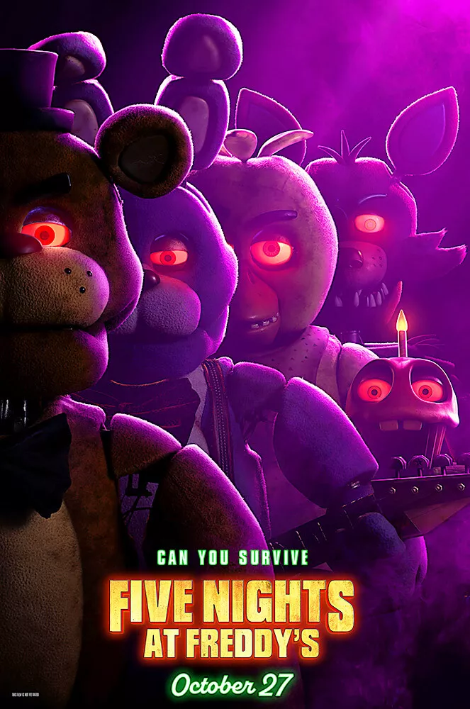 Five Nights At Freddy's 2023 Premium Movie Poster MADE IN USA - CIN539