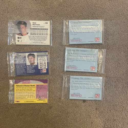 Lot of 6 1991 Pro Set Sealed Promo Card Packs-Emmitt Smith-Petty-Roy-Couples+++ - Bild 6 von 7