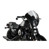 Puig Windschutzscheibe Semicarenato Dark Nacht FÜR Harley D. Sportster XL883N