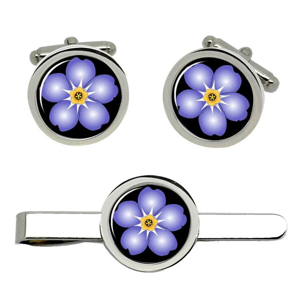 Flowers & Plants Resin Cufflinks for Men