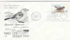 Canada 1969 Birds Set of 3 FDC Ottawa cancel Unaddressed VGC