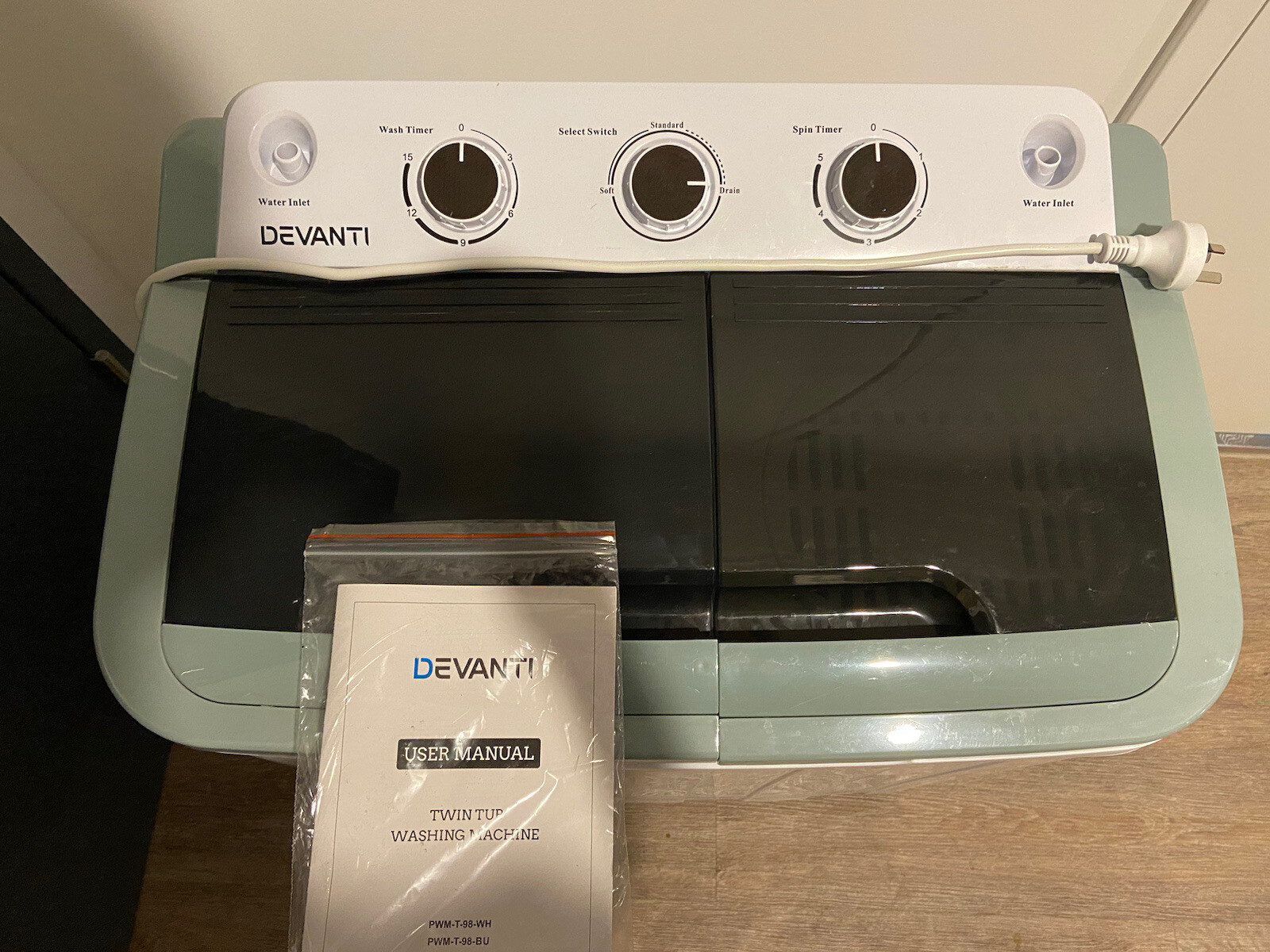 Devanti 5KG Mini Portable Washing Machine White eBay