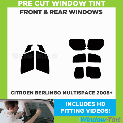 For Citroen Berlingo Multispace 2008+ Full Pre Cut Window Tint Kit Front & Rear - Picture 2 of 10
