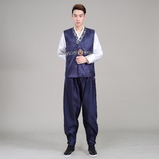 Men Hanbok Dress Korean Traditional Classic Clothing Korean National Stage Dress
