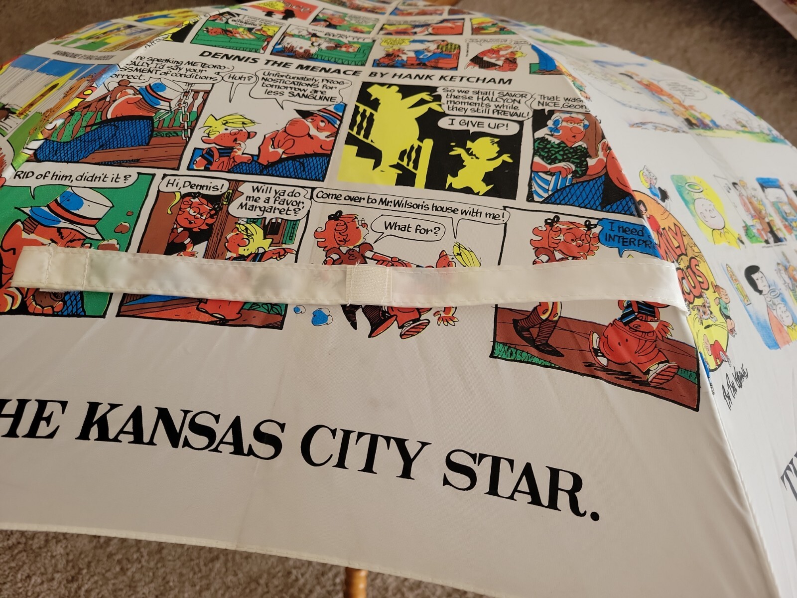 Kansas City Star Umbrella Newspaper Comic Strip Carto… Gem