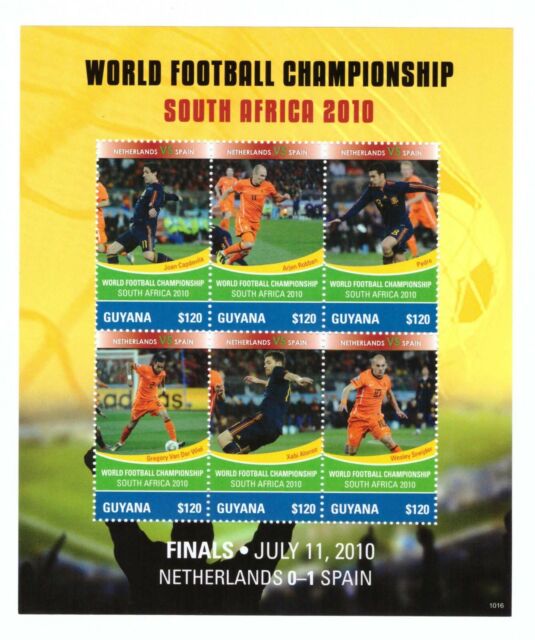 Guyana 2010 World Football Championship 2010 Special Sheet #3544