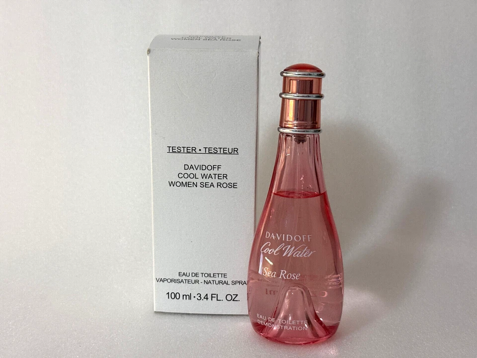 Davidoff COOL WATER Mujer SEA ROSE 3.4 OZ Eau De Toilette Spray Muestra Foto 2 de 4