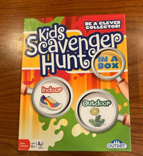Kids Scavenger Hunt in a Box - Outset Ages 6 Greate for X-Mas Games NEW