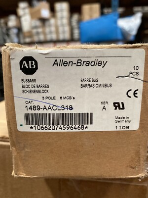 Allen-Bradley Busbars 1489-AACL318 3pole 6MCB's