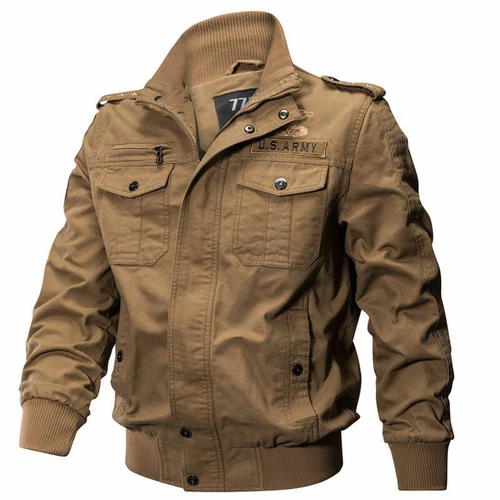 Herren MA-1 Bomber Jacke Militär Cargo Jacke Pilot Flug Mantel Jacken Für Man - Bild 38 von 43