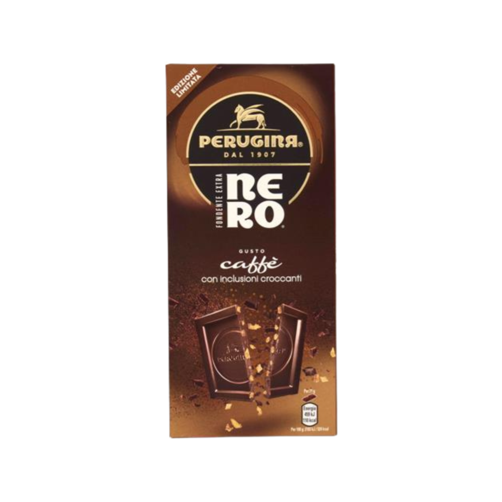 Tavoletta Cioccolato Fondente Nero Caffè Con Inclusioni Croccanti Perugina 85 g
