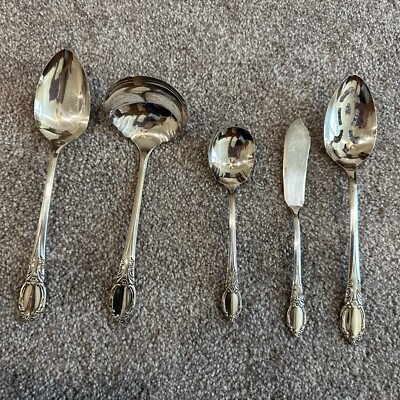 Wm A Rogers AA Oneida Ltd Park Lane-Chatelaine-Dowry Serving Set