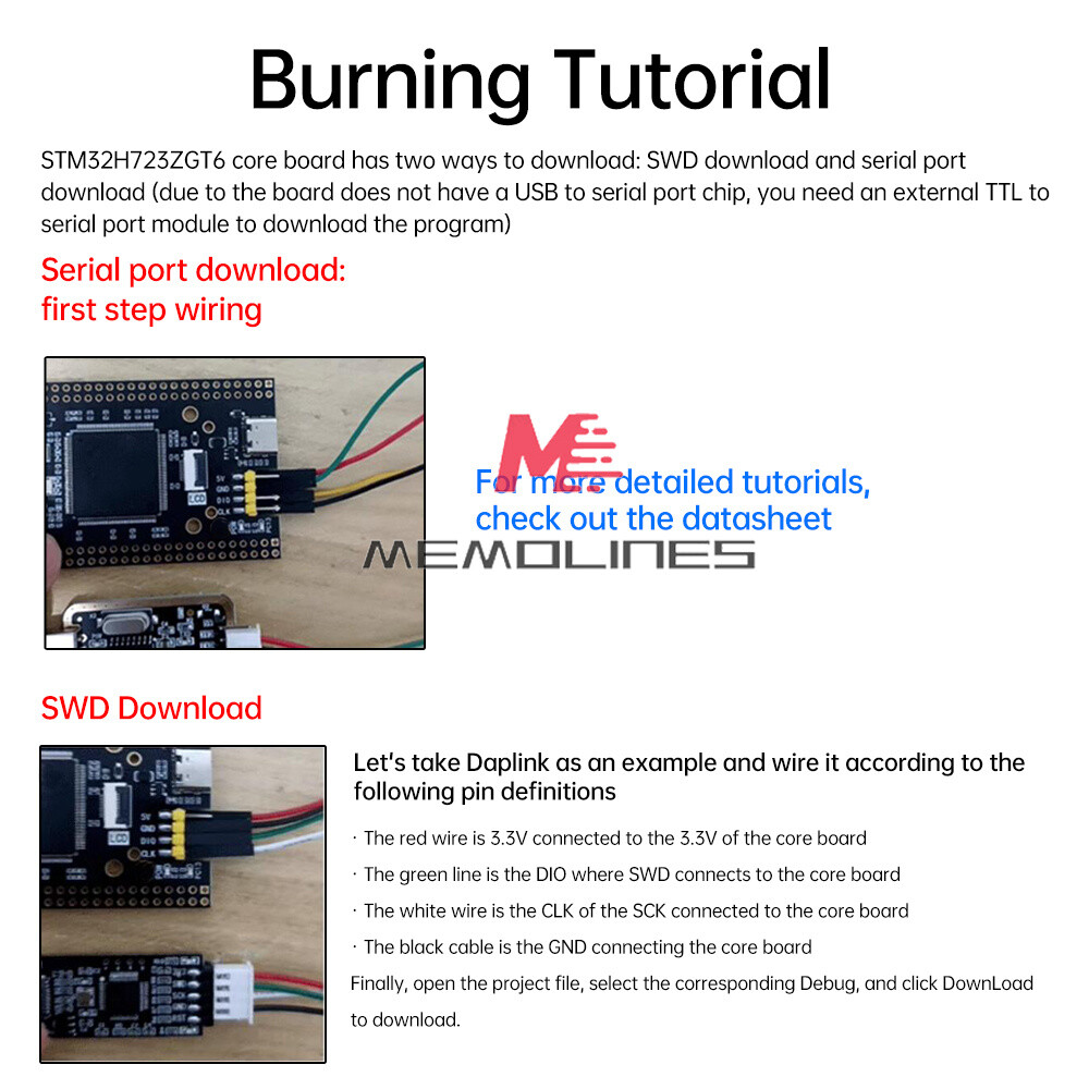 STM32H723ZGT6 Development Board STM32H723 Core Board STM32 System