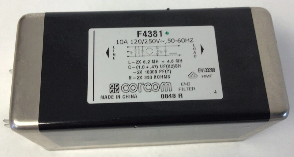 Filtro de entrada de linha de fonte de alimentação FreeMotion HealthRider Proform CC2137 - Imagem 4 de 4