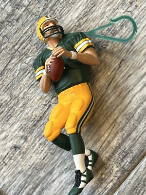 Brett Favre Green Bay Packers Ornament Football NFL Dill Rhodus Hallmark Enigma