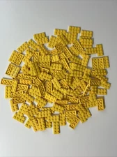 LEGO YELLOW LOT 148 PCS 2X4 PLATE BUILDING PIECES