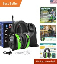Wireless Bluetooth Radio Headset - 31dB SNR Noise Reduction  2000mAh Power