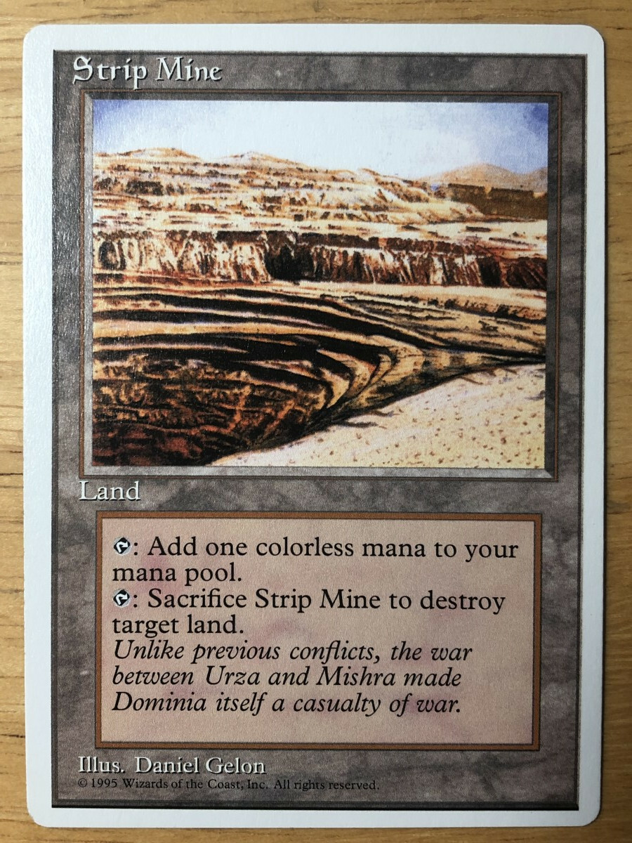 MTG 露天鉱床 Strip Mine 英語版 MTG 露天鉱床 Strip Mine 英語版 EX+]露天鉱床/Strip Mine《英語》【