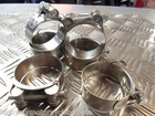 YAMAHA MOTORCYCLE MOTORBIKE W2 STAINLESS EXHAUST CLAMP CHOOSE YOUR SIZE