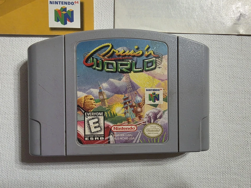 Cruis’n World (Nintendo 64, 1998) – Cartucho + Manual + Insertos – Auténtico N64 Foto 2 de 4